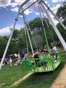 Manège Pirate pour Enfants en Plein Air Sans Moteur avec Construction en Métal et en Acier pour Parcs d'Aventures Parcs d'Attractions et Jardins - Product Image 6