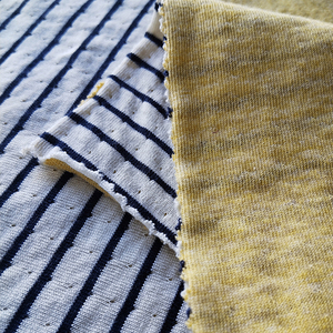 Hấp dẫn giá New Loại bông màu sọc vải nốt đầy màu sắc 100% sợi bông nhuộm đồng bằng sọc vải <span class=keywords><strong>poplin</strong></span> - Product Image 4