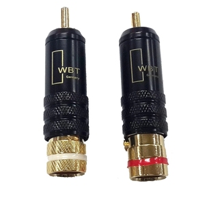 Mạ Vàng Đồng RCA Cắm Bền RCA Nối Vít Hàn Khóa Âm Thanh Video WBT Cắm 53 Mét * 13 Mét - Product Image 3