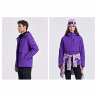 Veste de travail à capuche personnalisée en coque rigide, coupe-vent, imperméable, pour couples, avec logo imprimé, vente en gros, légère, technique