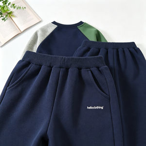 Nouvel ensemble de survêtement décontracté 2 pièces pour garçons, collection automne 2026, sweat-shirt et pantalon pour jeunes enfants - Product Image 6