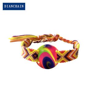 GSC banda tejida a mano ajustable tarjeta PCV RFID NFC etiquetas de pulsera para identificación - Product Image 3