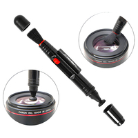 Nouveau stylo-brosse de nettoyage d'objectifs 2026 avec brosse douce et tête en carbone double face pour le nettoyage des empreintes digitales sur les verres optiques