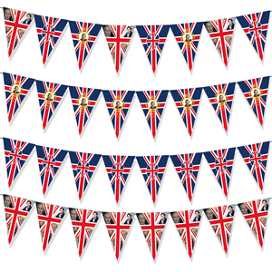 2023 Paper Banner Kings Coronation Decoración ODM King <span class=keywords><strong>Charles</strong></span> <span class=keywords><strong>III</strong></span> Paper Bunting Banner Set Decoración - Product Image 1