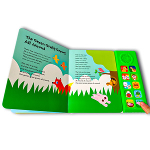<span class=keywords><strong>Libros</strong></span> de audio impresos personalizados para niños Boardbook impresión bebé educación juguetes libro de sonido para niños <span class=keywords><strong>libros</strong></span> con sonidos - Product Image 4