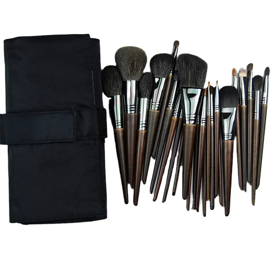 High-quality 24 animal hair makeup brush set Professional beauty tools