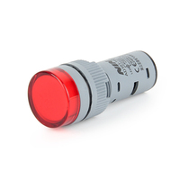 Connecteur de signal d'alimentation à vis en plastique de 16 mm, lampe de connexion 12V 24V 220V, voyant LED rouge blanc bleu vert, IP65 100000