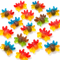Bonbons Gommeux Halal en Forme d'Araignée, Bonbons Gélifiés Halal en Gros, Bonbons Gommeux Aigres, Bonbons et Confiseries en Gros, Boîte de Bonbons
