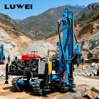 Petite foreuse hydraulique sur chenilles DTH pour le forage de trous de dynamitage dans les mines et les carrières