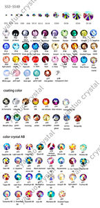 Yantuo キラキラ輝くクリスタルクリア フラットバック ガラスラインストーン ホットフィックス不要 ネイルアート用 - Product Image 5