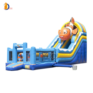 Combo de tobogán de agua para niños, piscina inflable con tobogán, parque de atracciones al aire libre - Product Image 1