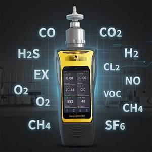 เครื่องตรวจจับก๊าซหลายชนิดแบบพกพา IP66 ความแม่นยำสูง 1-10 ชนิด พร้อมระบบวิเคราะห์ก๊าซ ระบบปฏิบัติการ Android รองรับ WiFi 4G GPS SOS และระบบแจ้งเตือนเมื่อเกิดการล้ม - Product Image 1