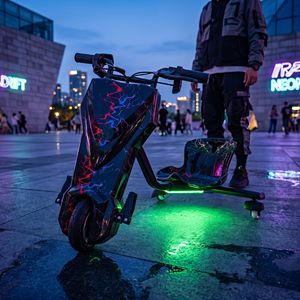 MTBGO Best Seller, trottinette électrique adulte à <span class=keywords><strong>3</strong></span> roues, 360 Smart Drift Trike, kart électrique auto-équilibré, autonomie de 20 km, 8 pouces - Product Image 3
