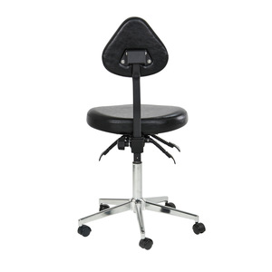 Chaise de tatouage 9970 en cuir noir, hauteur réglable, pour usage professionnel - Product Image 3