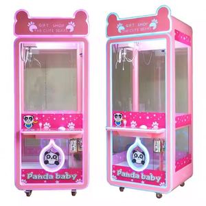 Luminous Plush Crane <b>Machine</b> Toy Coin-Operated Arcade <b>Game</b> with Coin Acceptor <b>Claw</b> <b>Machine</b> with Dolls - Product Image 1