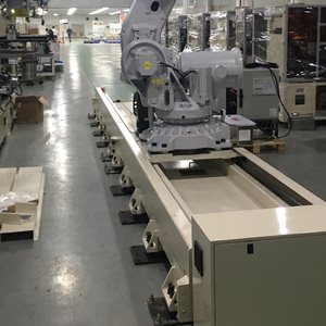 Rail de robot 7ème axe haute précision monté au sol, robuste, avec PLC et servomoteur électrique 380V/220V, capacité 7ème axe - Product Image 6