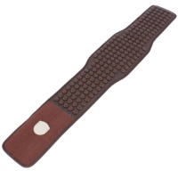 Ceinture de massage auto-chauffante en tourmaline pour le corps, soutien lombaire, physiothérapie infrarouge, minuterie 1h, design respirant, sciatique