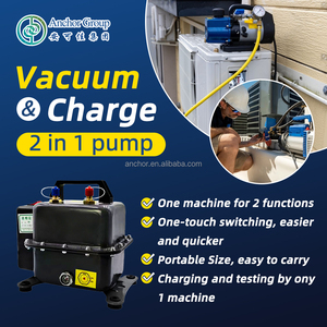 Pompe à vide portable 2-en-1 AC.140.176 – Pompe à air double fonction 220V pour camion, voiture, camping-car, réfrigération, automobile, <span class=keywords><strong>service</strong></span> CVC - Product Image 2