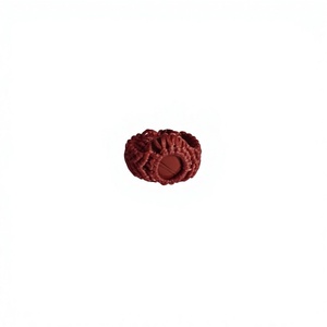 Handmade Red Macrame Boho Knotted <b>Adjustable</b> <b>Ring</b> Unisex Everyday Wear Bohemian Style Jewelry - Product Image 1