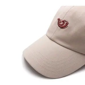 Topi olahraga luar ruangan tim kustom desain Logo bordir klub topi bisbol 6 Panel