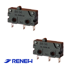 <span class=keywords><strong>Micro</strong></span>-interrupteur mécanique SPDT en plastique 5A 125V à 3 broches, durée de vie mécanique de 30 000 000 cycles pour applications électriques domestiques - Product Image 3