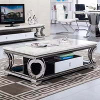 Table basse moderne de luxe en marbre noir Table d'appoint multifonctionnelle nordique Salle à manger Maison Villa Cuisine extérieure Chambre à coucher-Pierre de bois