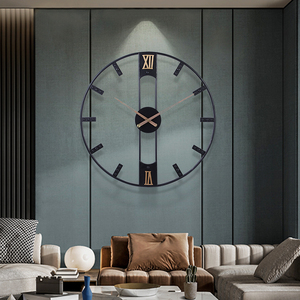 Đồng Hồ Treo Tường Sang Trọng Có Đèn Chiếu Sáng Nhà Máy 60*60Cm Đồng Hồ Treo Tường Đơn Giản Hiện Đại Đồng Hồ Trang Trí Tường Trong Nhà - Product Image 2