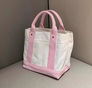 Sacs à provisions personnalisés à bas prix Logo imprimé dames sac à main en toile de coton sac fourre-tout pour étudiant universitaire - Product Image 6