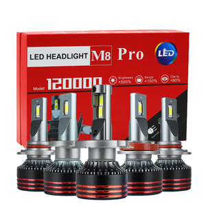 Faro LED Canbus M8 Pro, Nuevo, Universal, 130W, Bombilla 9006, 6500K, 10000 Lúmenes, Alta Calidad - Product Image 1