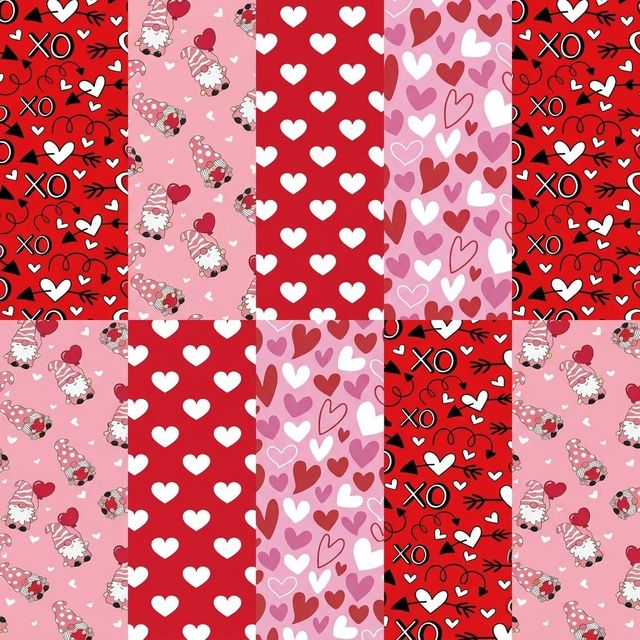 Valentine Day Tissue Paper Heart Shaped Gift Bags for Birthday Holiday Wedding Decor Gift Wrapping