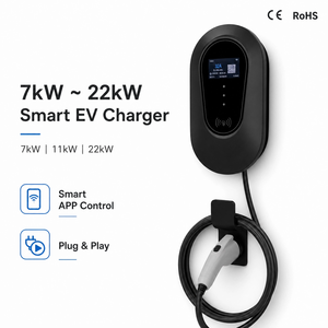 Chargeur mural <span class=keywords><strong>pour</strong></span> véhicule <span class=keywords><strong>électrique</strong></span> AC avec câble <span class=keywords><strong>de</strong></span> sécurité d'usine <span class=keywords><strong>de</strong></span> 5 m, 40 A, SAE J1772, <span class=keywords><strong>carte</strong></span> NFC RFID -20 ℃   50 ℃   Stations <span class=keywords><strong>de</strong></span> <span class=keywords><strong>recharge</strong></span> <span class=keywords><strong>pour</strong></span> véhicules <span class=keywords><strong>électrique</strong></span>s et téléphones - Product Image 2