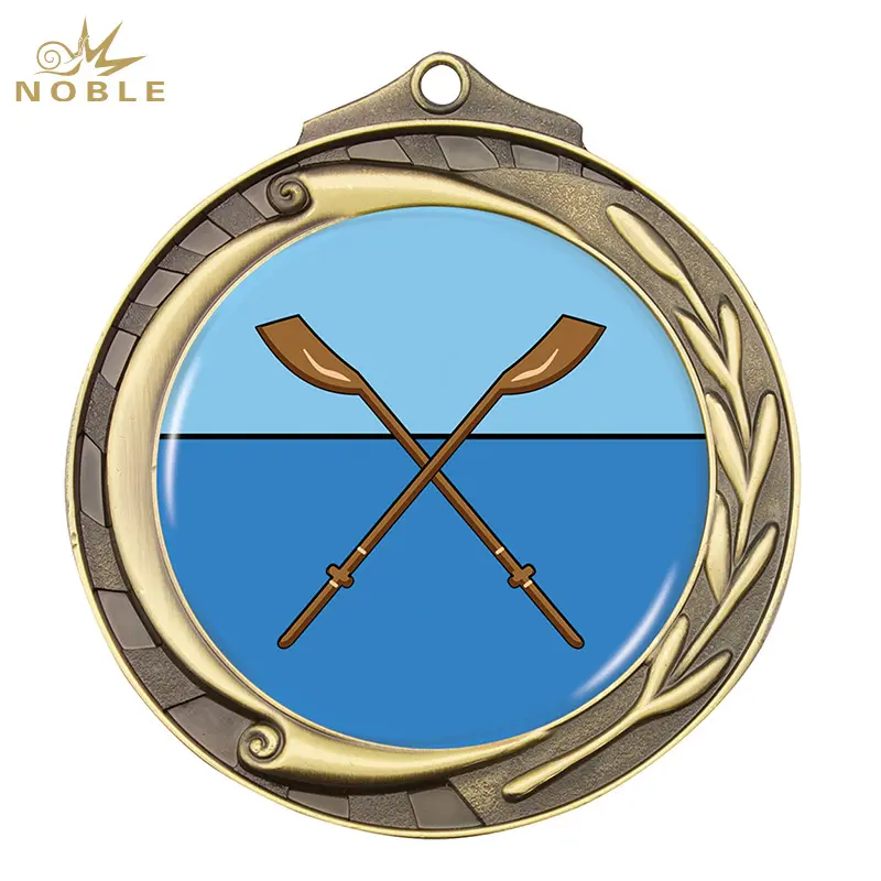 Edler Hersteller 3D Relief Skulptur Metall Abzeichen Pin Sport geschenk Benutzer definierte maßge schneiderte Logo Rowing Trophy Awards Craft Medal