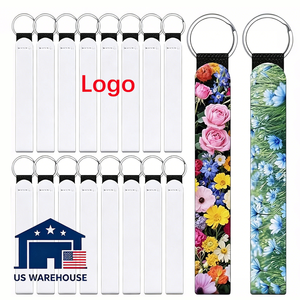 Llaveros <span class=keywords><strong>de</strong></span> muñeca personalizados por sublimación, en blanco, al por mayor, <span class=keywords><strong>de</strong></span> neopreno con correa <span class=keywords><strong>de</strong></span> nailon, <span class=keywords><strong>para</strong></span> impresión <span class=keywords><strong>de</strong></span> logotipo DIY, <span class=keywords><strong>para</strong></span> mujer - Product Image 1