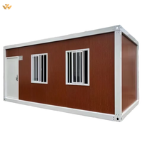Conteneur d'hôtel préfabriqué moderne en kit de 20 pieds et 40 pieds, chambre modulaire en conteneur, maison conteneur