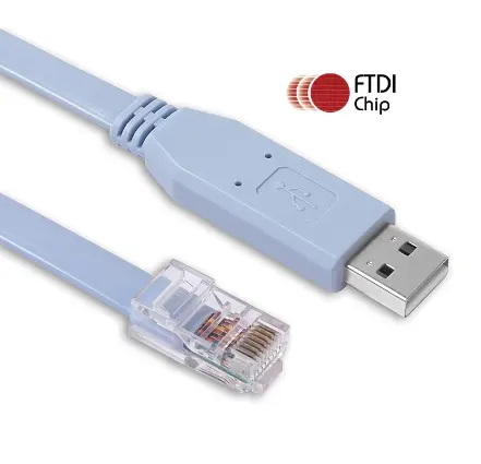 FTDI FT232RL USB RS232 série vers RJ45 câble de console pour Cisco Huawei H3C HP routeurs commutateurs Windows Mac Linux pris en charge