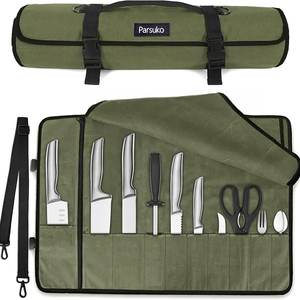 Échantillon gratuit Sacs à outils Oxford avec poche Sacs de rangement portables pour couteaux pour le camping en plein air Pique-nique Sacs à outils pliables pour chefs de voyage - Product Image 1