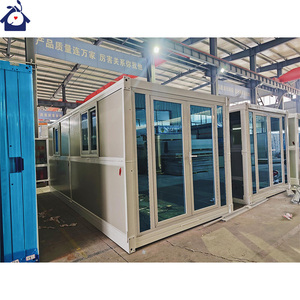 Conteneur d'expédition pliable de 20 pieds et 40 pieds, abri de site portable pour la maison, prêt pour l'exportation - Product Image 4