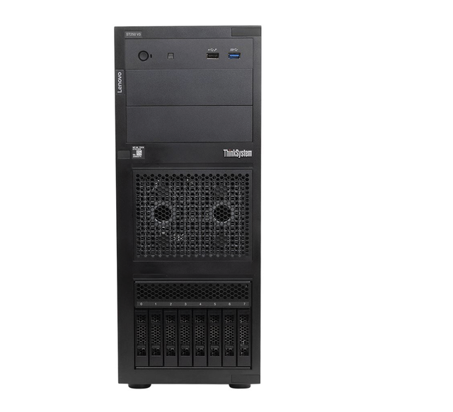 For Lenovo ThinkSystem ST250 V3 Tower Server Intel Xeon E-2400 8Cores 95W 128GB TruDDR5 4400 ECC New Condition