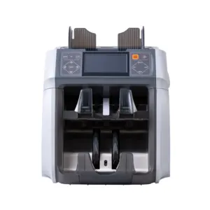 2 Pocket EUR, GBP, USD, HKD, JPY, AUD, INR, AED, TRY Cashier Counter Machine For Efficient And Accurate Transactions