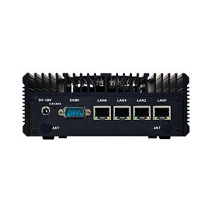 ADELI Micro <strong>Rugged</strong> Industrial Computer Octa Core I3 N305 <strong>Small</strong> Case 4 Network Ports Dual Serial RS232 Intel New AU/EU Plug - Product Image 3