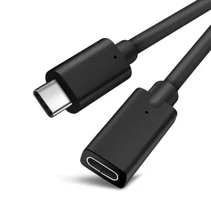 Cable de extensión de carga para Macbook Pro, iPad Pro, Nintendo Switch, USB tipo C, Gen 2, sincronización de datos y vídeo de Audio