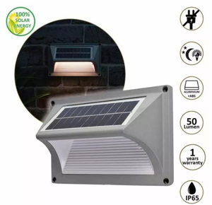 LED di alluminio luce solare solare all'aperto lampada da parete luce solare impermeabile solare solare solare per la decorazione del giardino corridoio Cafe recinzione - Product Image 5
