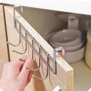 Towel hanger/<b>storage</b> rack for kitchen cabinets and wall <b>units</b>, five-piece set, special bottom hanging <b>clothes</b> hooks/hangers, - Product Image 1
