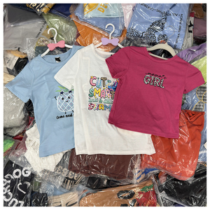 <span class=keywords><strong>Lot</strong></span> de vêtements d'été en gros, t-shirts pas chers pour enfants de 0 à 14 ans, respirants, assortiment aléatoire, surplus de t-shirts, vente en gros, livraison rapide - Product Image 4