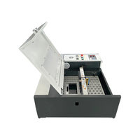 Machine à fabriquer des tampons en caoutchouc 2,3 mm format A4, mini machine laser CO2 4040 50W, refroidie par eau, pour pierre, bois, acrylique, usage domestique