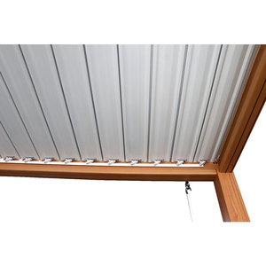 YASN moderno aluminio <span class=keywords><strong>madera</strong></span> calefacción pérgola arcos Arbours pérgola dosel Gazebo persiana pérgola Gazebo - Product Image 2