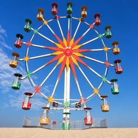 Grande Roue de Chine Durable à Vendre, 30m, pour Parc d'Attractions et Divertissement Commercial en Plein Air