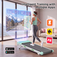 Tapis de marche sous le bureau pour bureau debout, entraînement au bureau, machine de marche silencieuse pour la maison, appartement, petit espace, entraînement cardio