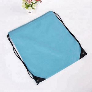 Mochila con Cordón de Poliéster/Nailon, Ecológica, Duradera, Tamaño Estándar, Económica, con Impresión de Logotipo Personalizado, Proveedor Chino, Venta al Por Mayor - Product Image 3