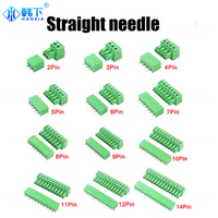 1 Par de Conectores de Cable KF2EDG de 3.81mm para PCB, Bloque de Terminales de Tornillo, Conector Macho de 2-12 Pines, Conector Hembra, Conector de Cabezal de Pines